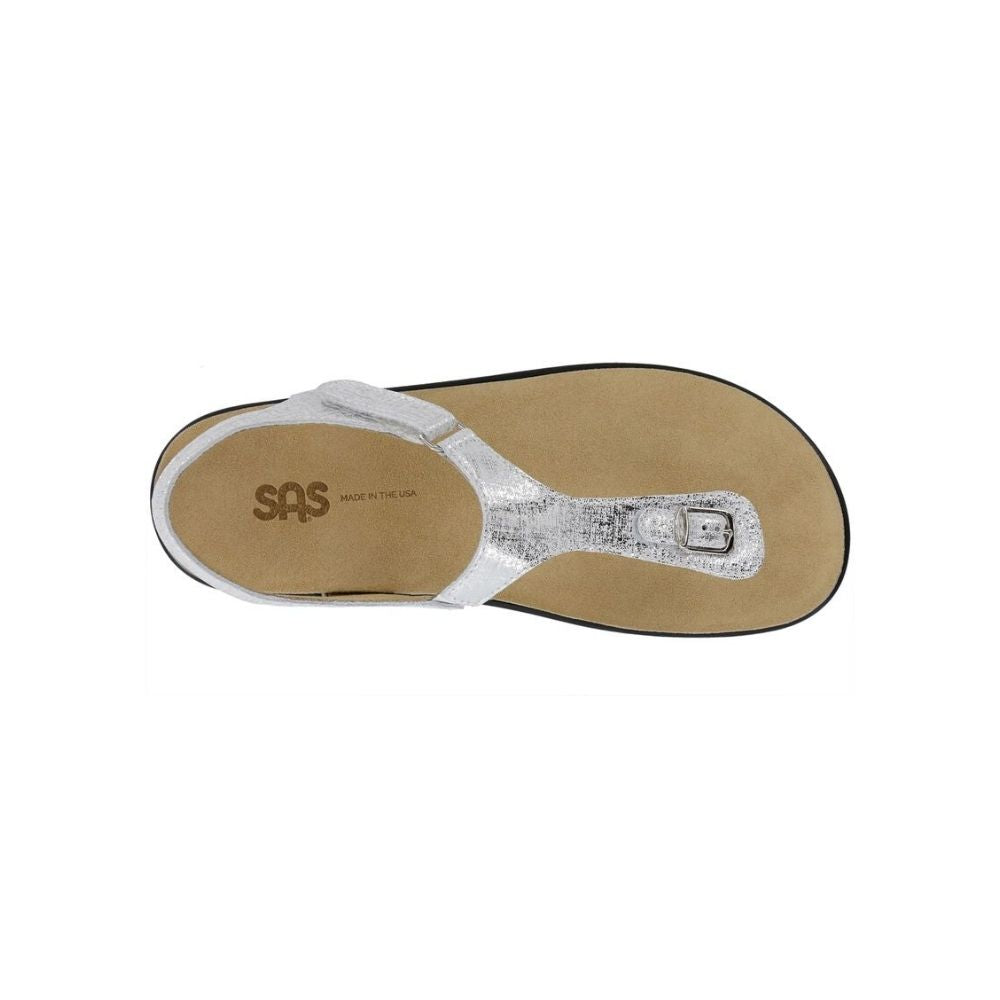 SAS Women’s Marina Sandal - Shiny Silver