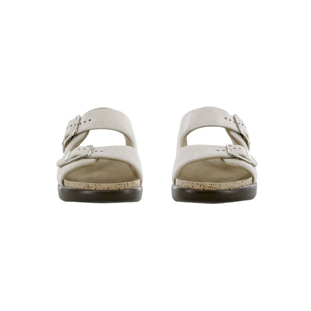SAS Women’s Relaxed Supportive Leather Slip-On Shoe – Web Linen