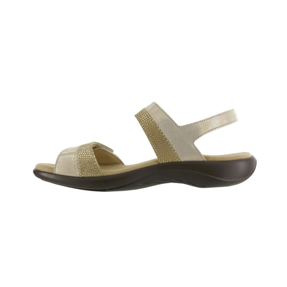 SAS Women's Nudu Handcrafted Comfort Leather Sandal - Golden