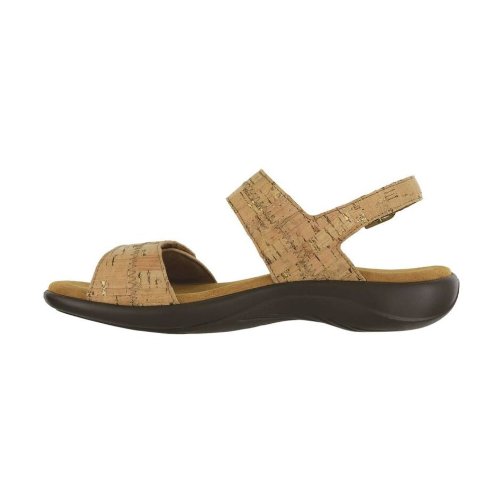 SAS Women's Nudu Handcrafted Comfort Leather Sandal - Golden Cork