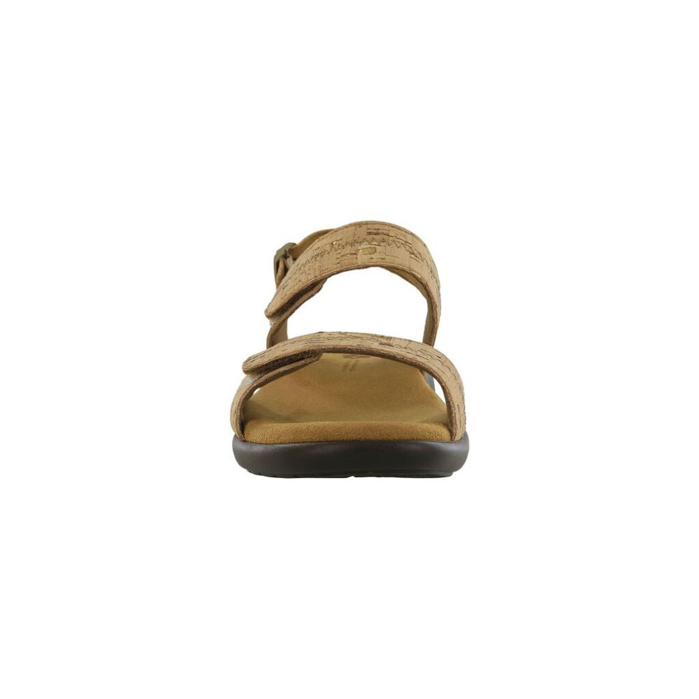 SAS Women's Nudu Handcrafted Comfort Leather Sandal - Golden Cork