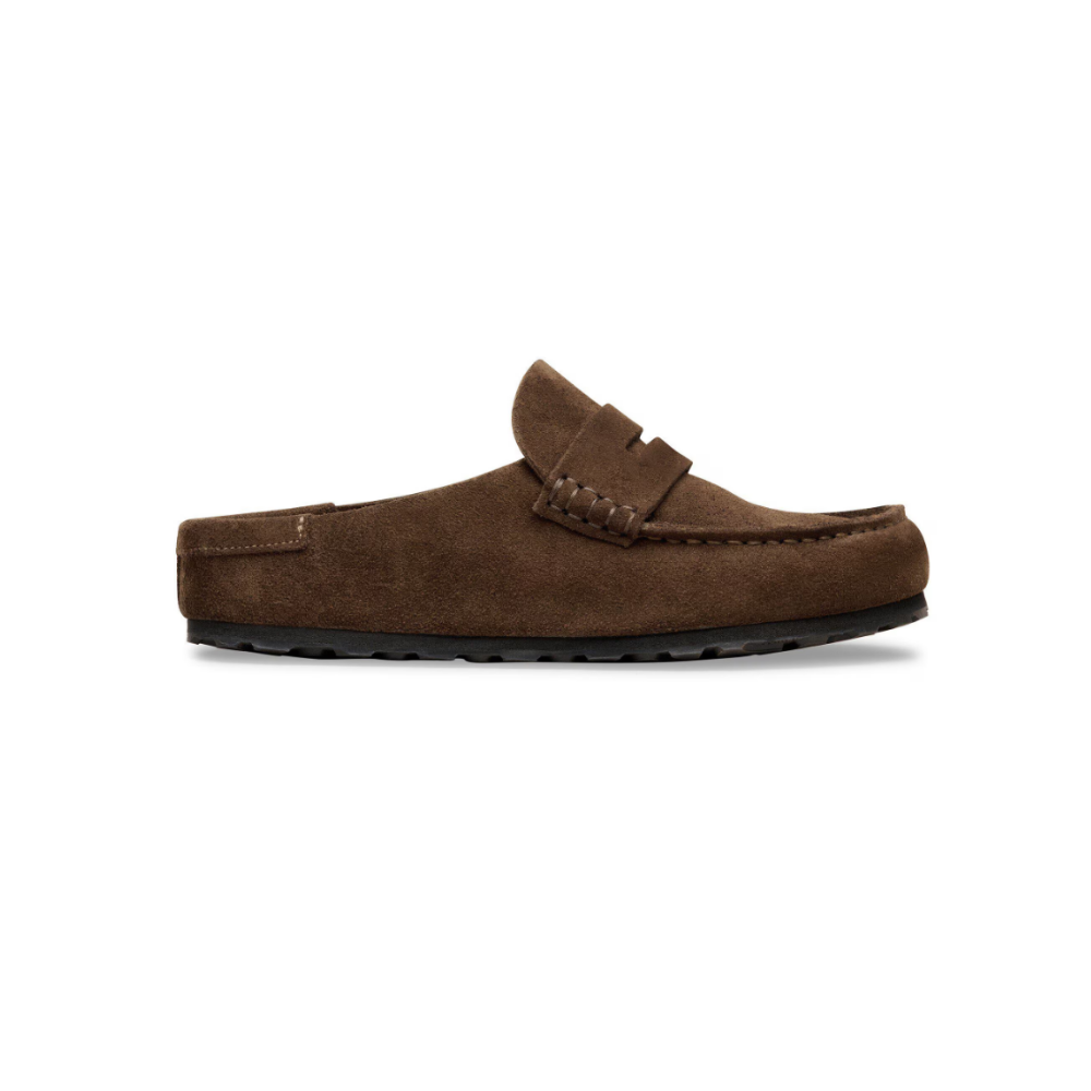 Birkenstock Unisex Naples Wrapped Suede Leather Clogs - Carafe