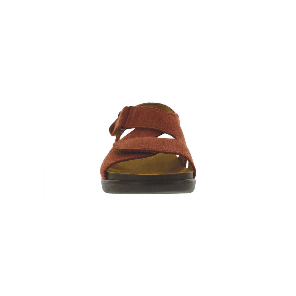 SAS Women's Huggy Cross Strap Adjustable Sandal - Rust