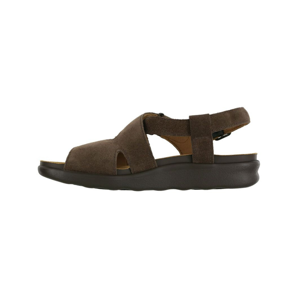SAS Women's Huggy Cross Strap Adjustable Sandal - Teddy