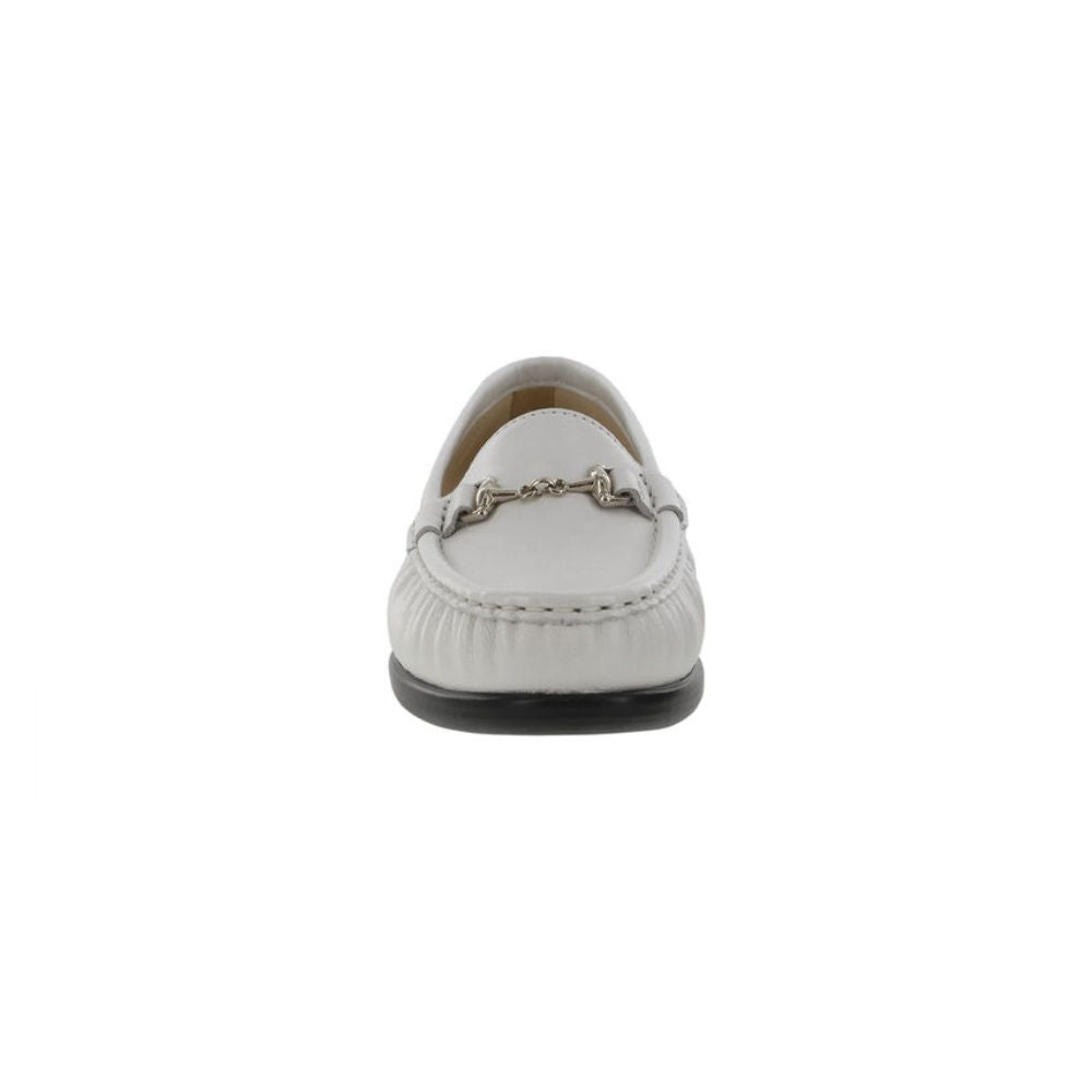 SAS Women's Metro Leather Oxford Shoe - Pearl White