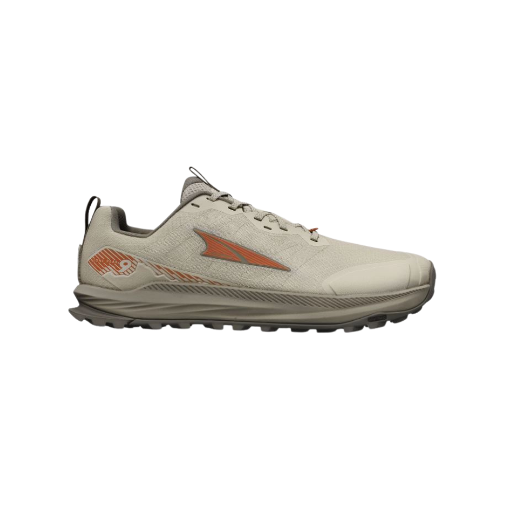 Altra Men’s Lone Peak 9 Trail Running Shoes – Tan | Zero-Drop FootShape Sneaker