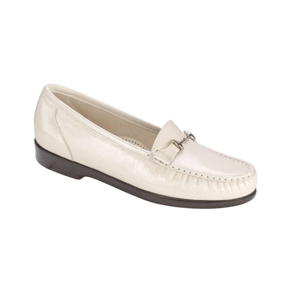 SAS Women's Metro Leather Oxford Shoe - Bone Patent