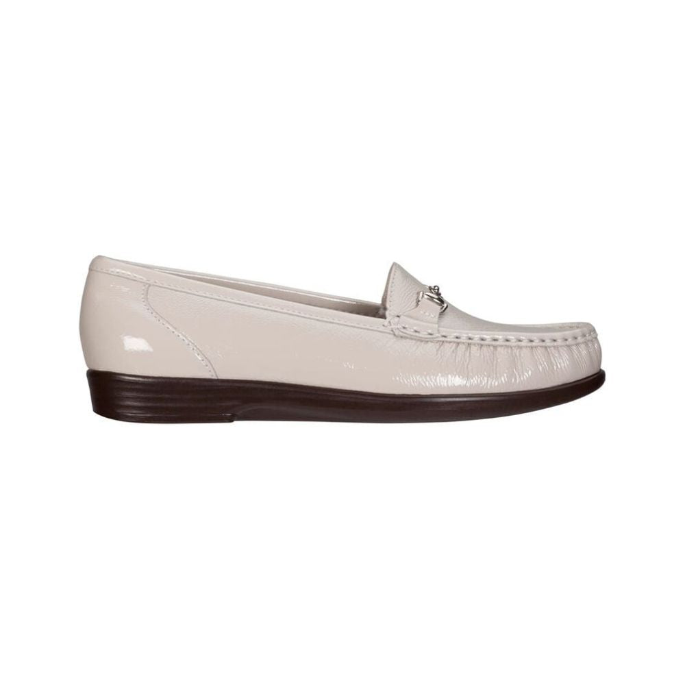 SAS Women's Metro Leather Oxford Shoe - Bone Patent