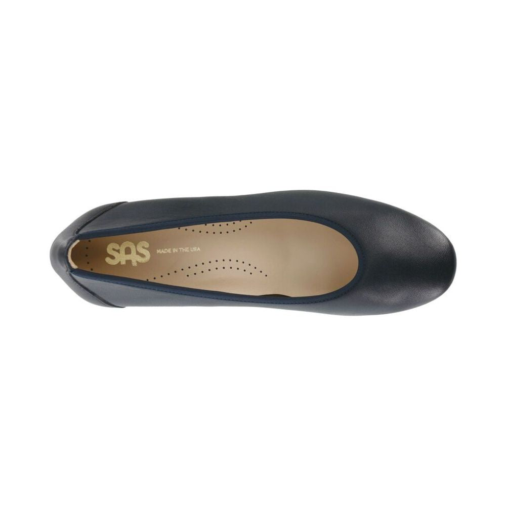 SAS Women’s Milano Leather Comfort Pump – Navy