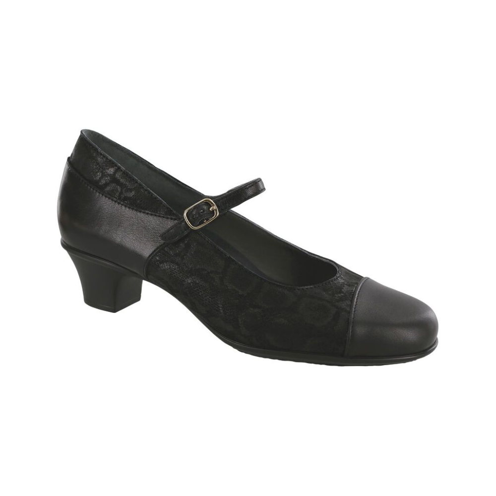 SAS Women's Isabel Pump – Black / Snake