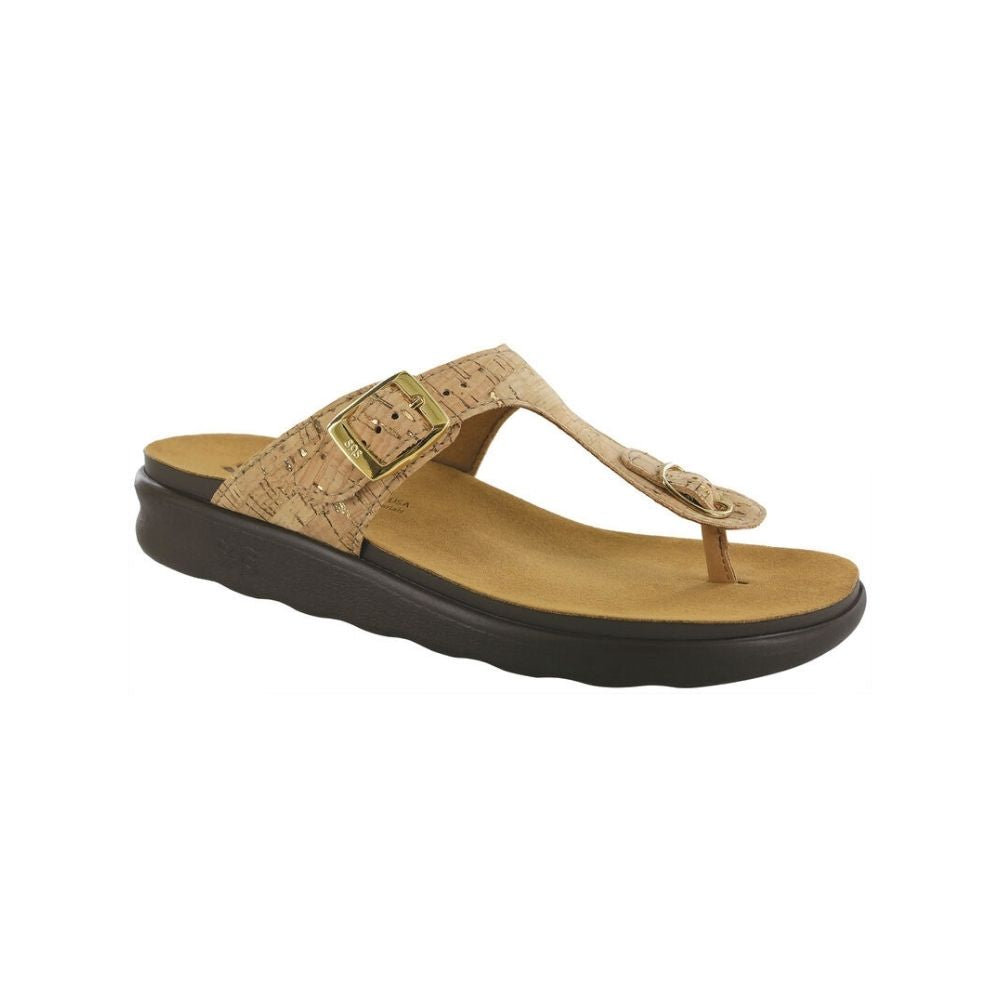 SAS Women's Sanibel Sandals - Golden Cork 1