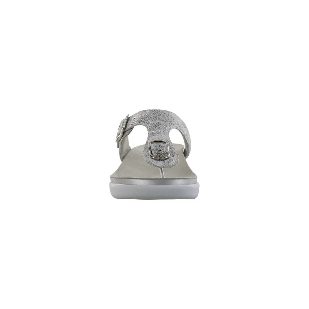 SAS Women’s Sanibel Leather Comfort Sandal – Plata 3