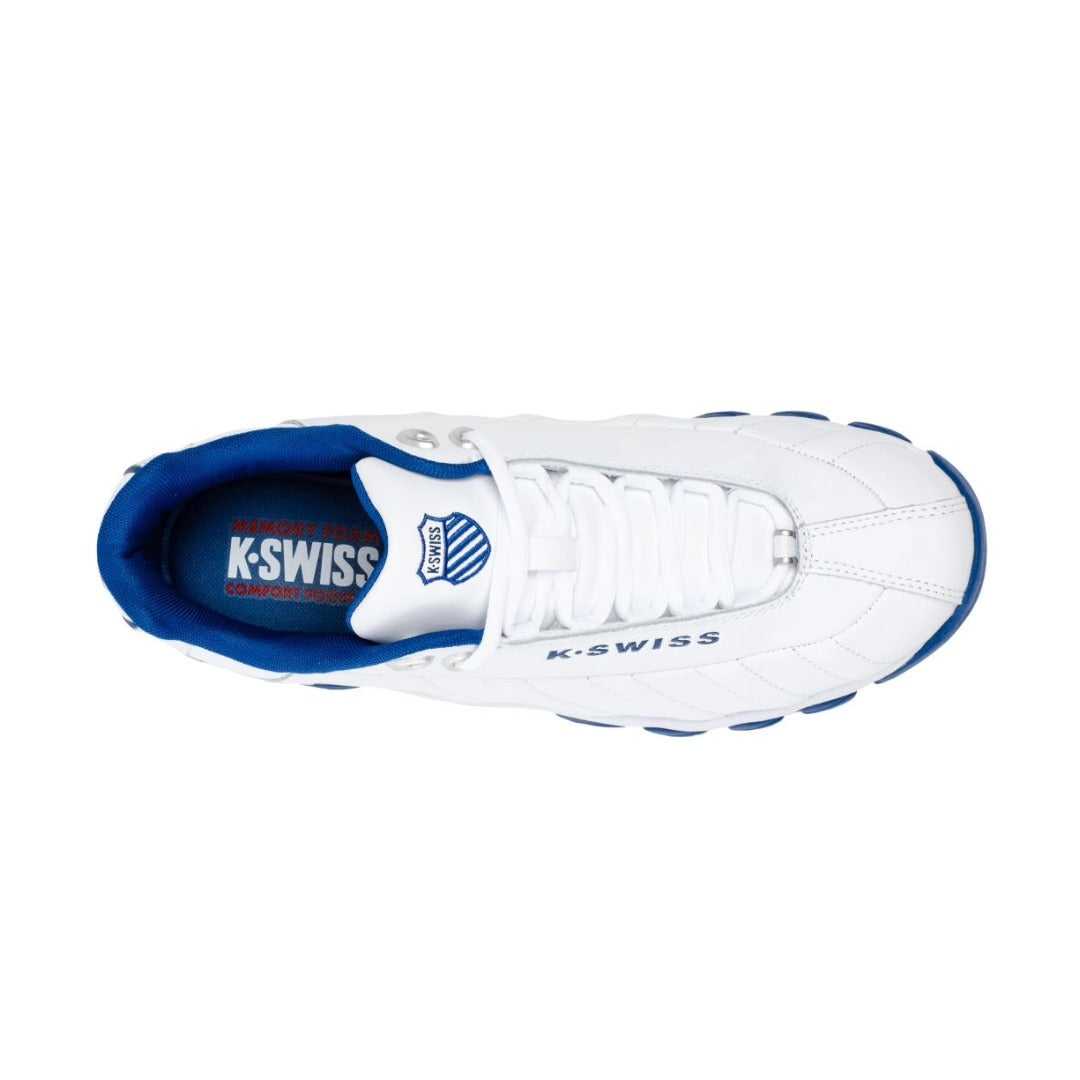 K-Swiss Men's ST329 CMF White / Classic blue XW 2