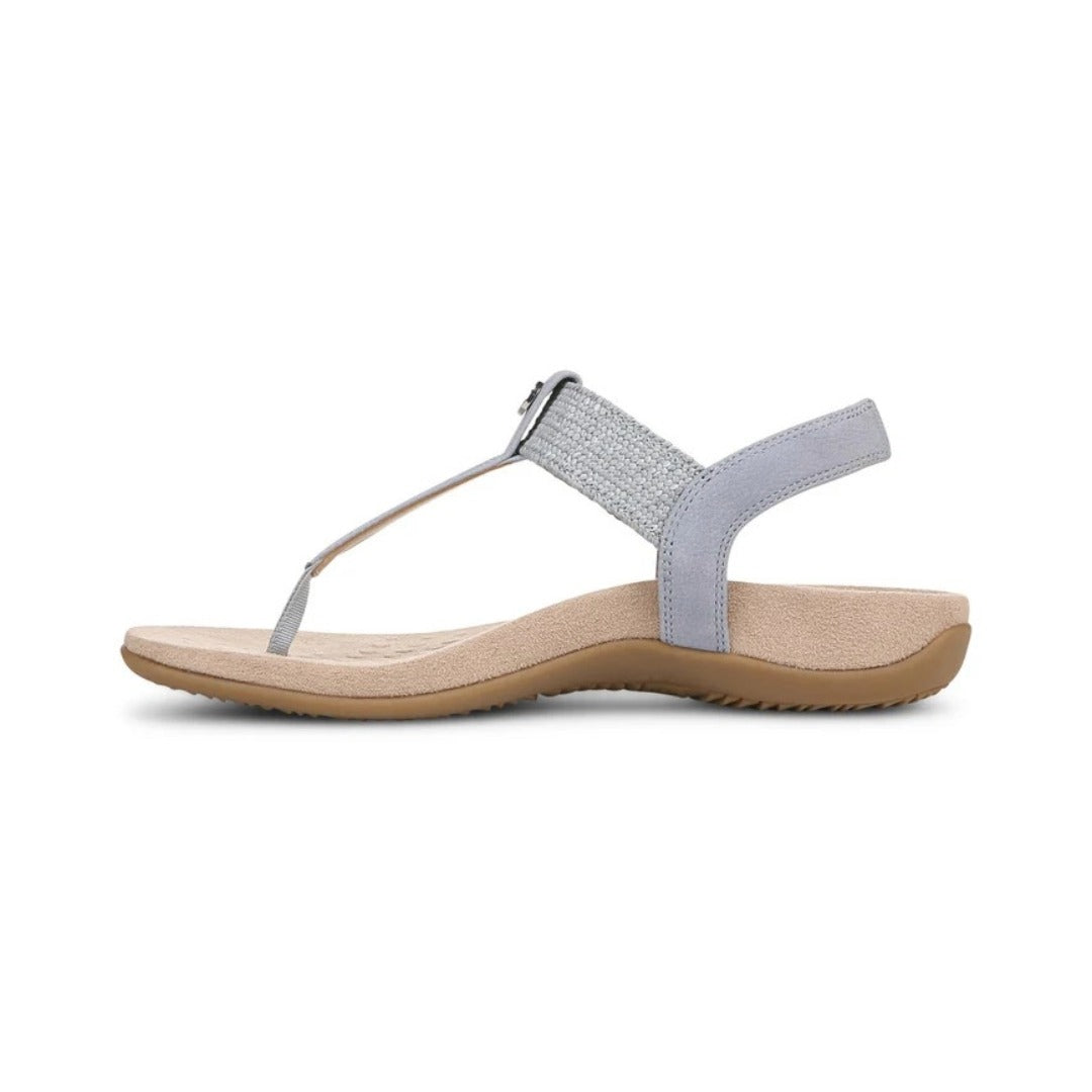 Vionic Brea Toe Post Slingback Sandal Blue Mist I9863L5404 3