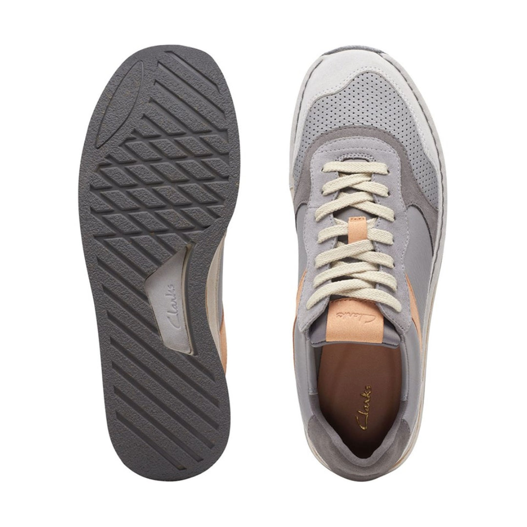 Clarks Men's Craft Run Tor Grey Sneaker