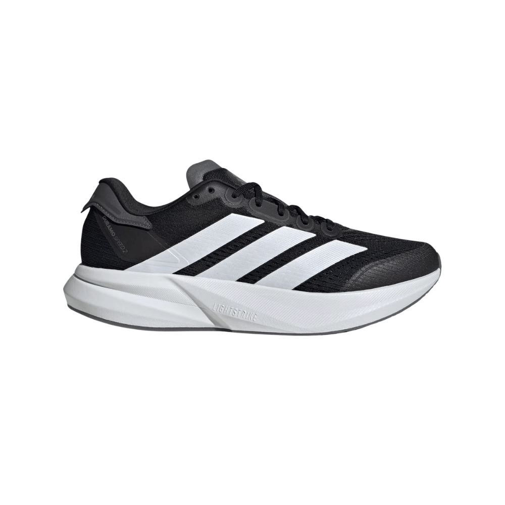 Adidas Unisex Duramo Speed 2 Running Shoes, Black / Cloud White / Grey Five 1