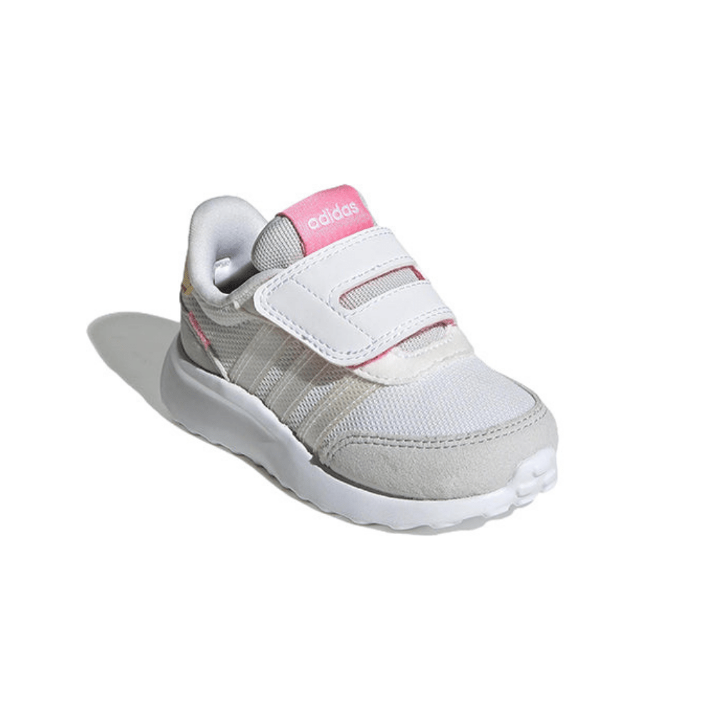 Adidas Unisex Kid’s Run 70s AC I Running Shoes - White /Grey/Pink - GW1485 2