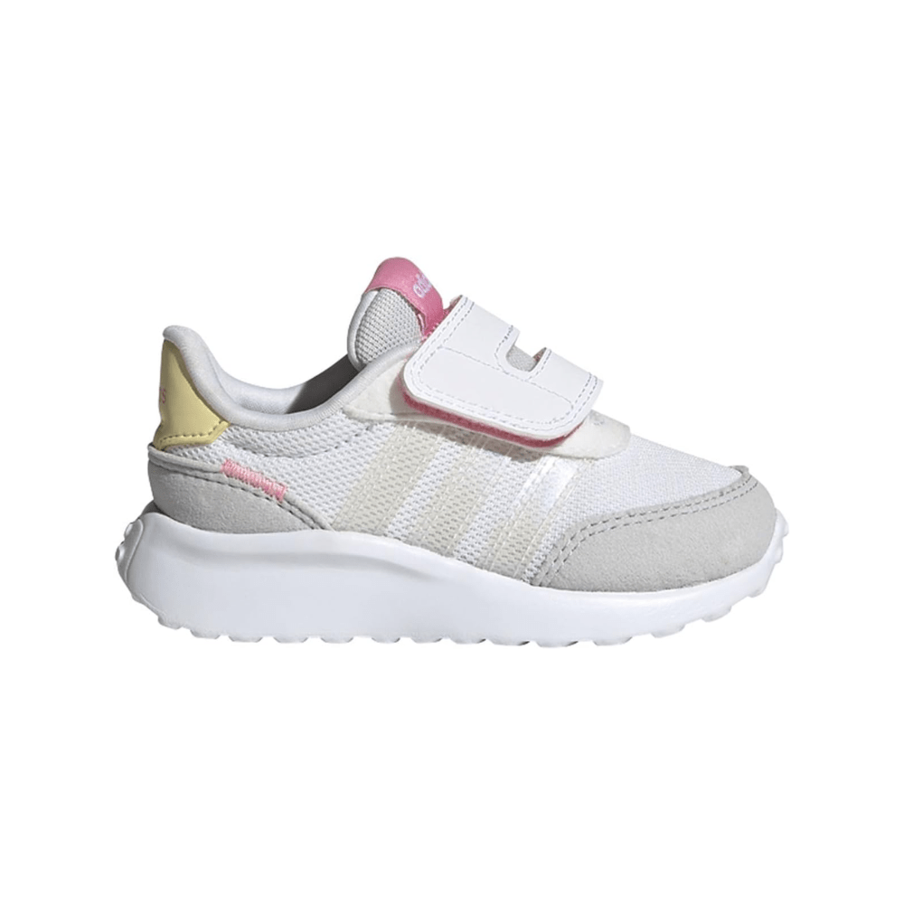 Adidas Unisex Kid’s Run 70s AC I Running Shoes - White /Grey/Pink - GW1485 1
