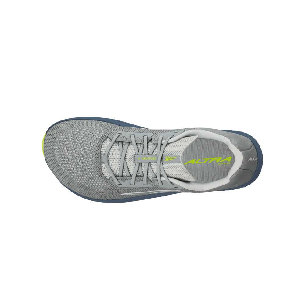 Altra Men's Escalante 4 Road Running Shoe - Gray/Lime 4