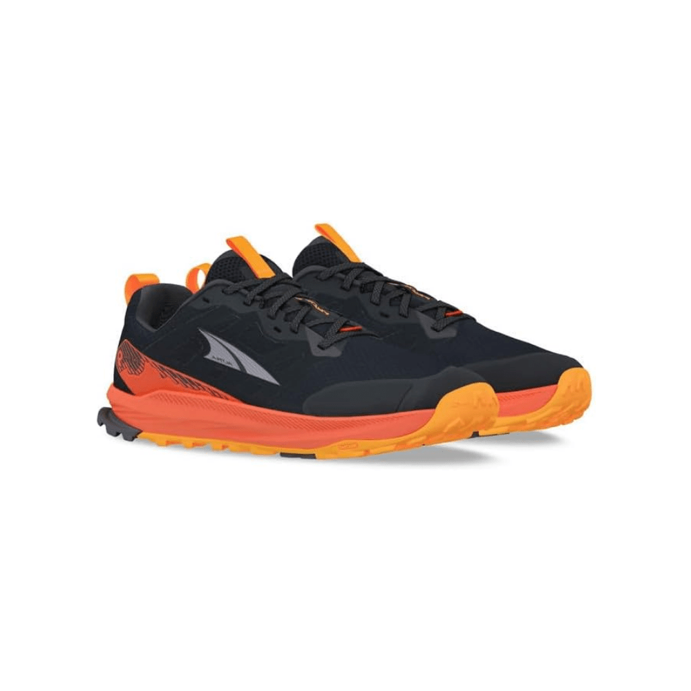 Altra Men's Lone Peak 9 Zero‑Drop Trail Running Shoes - Black/Red 1
