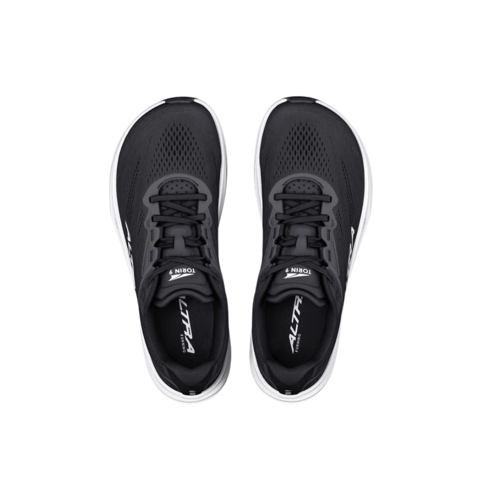 Altra Men's Torin 9 Running Shoe - Black / White / Black 4