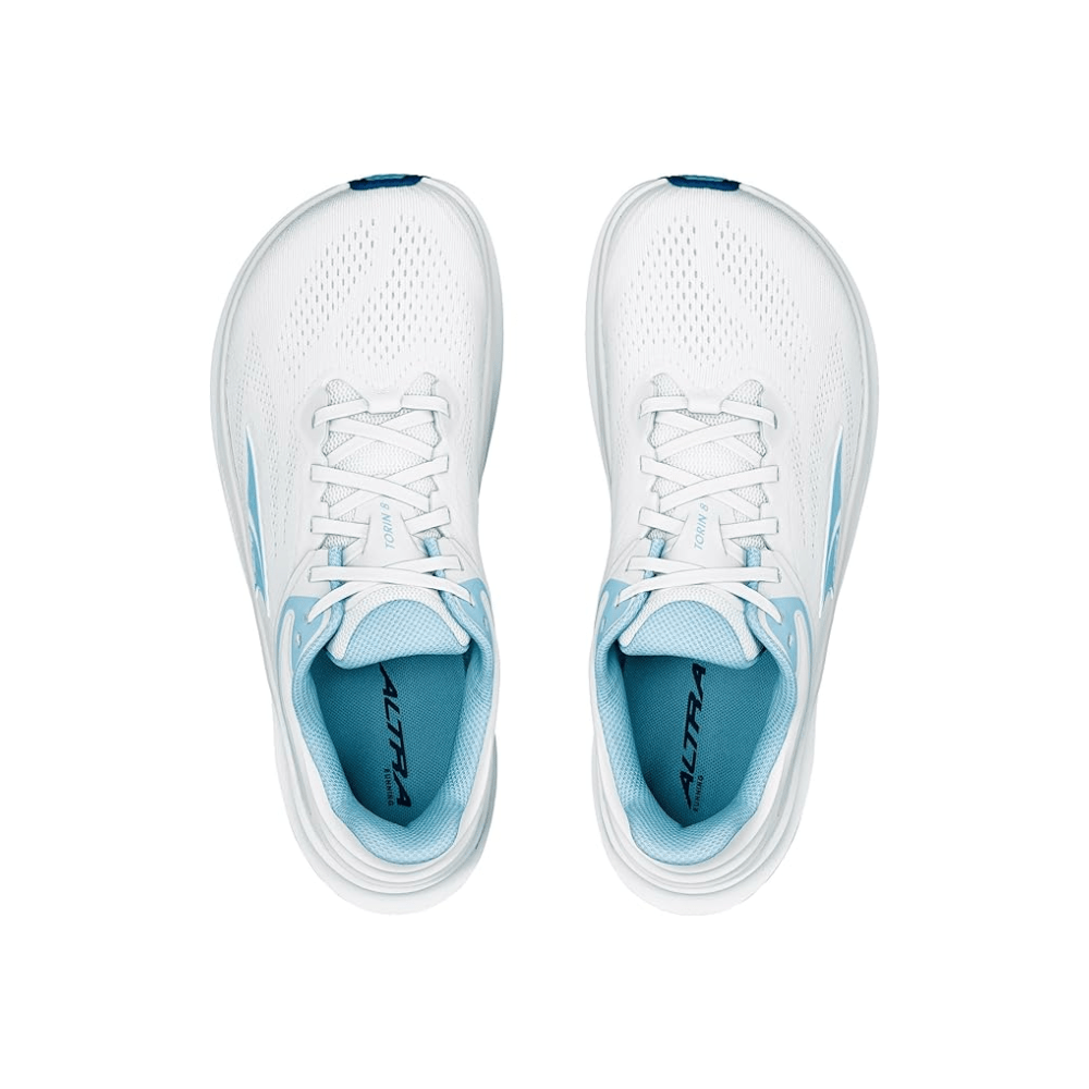 Altra Women's Torin 8 Road Running Shoe - White/Light Blue 3
