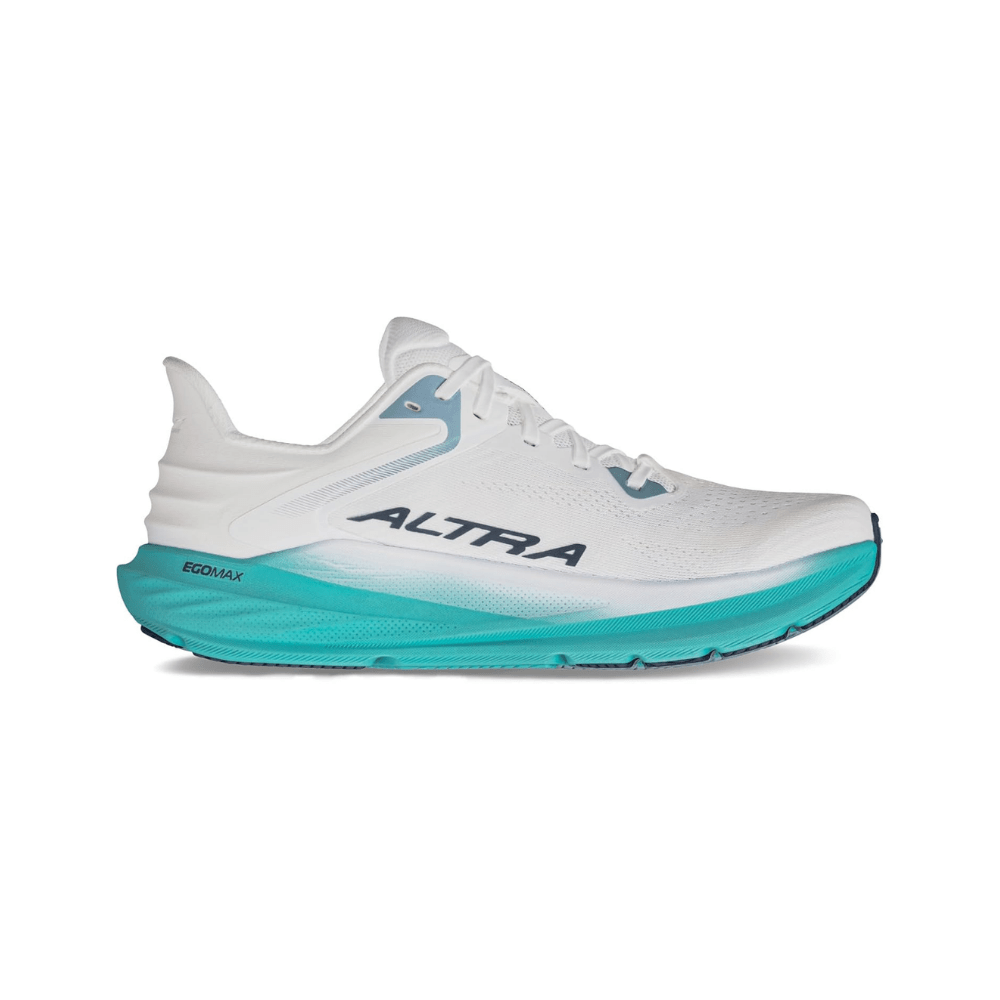 ALTRA Women's Torin 8 Zero Drop Road Running Shoe - White/Green 1
