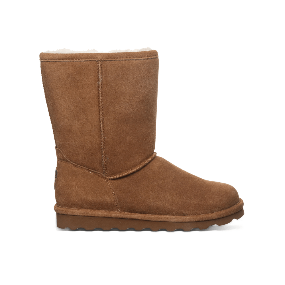 Bearpaw Women's Elle Short Suede Winter Boots - Hickory 1