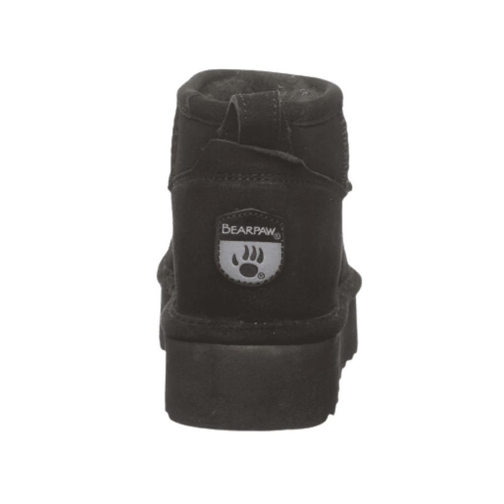 Bearpaw Women's Suede Retro Shorty Boot - Black 5