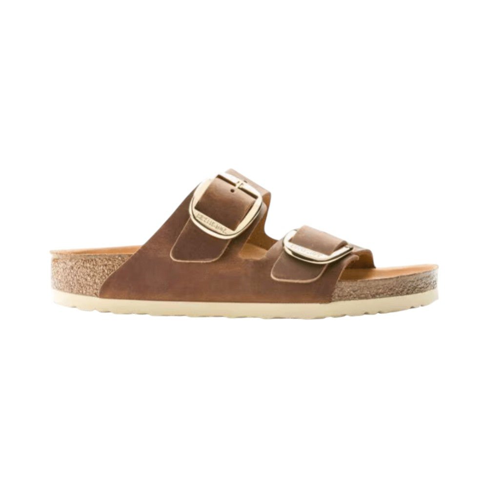 Birkenstock Arizona Big Buckle Sandals - Cognac Oiled Leather - Regular 1