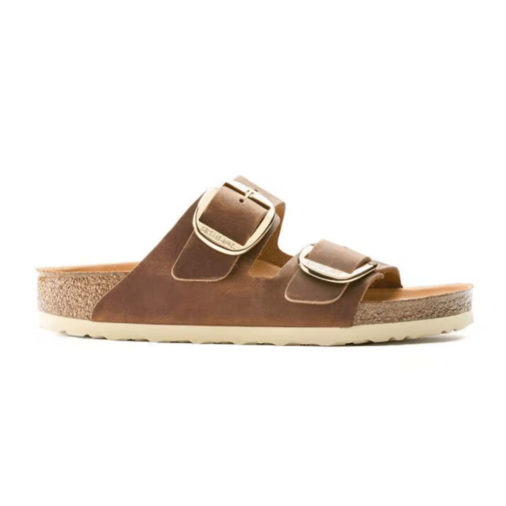 Birkenstock Arizona Big Buckle Sandals - Cognac Oiled Leather - Regular 1