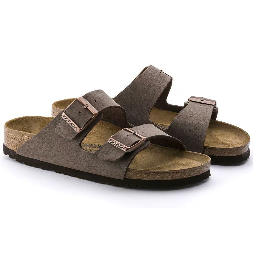 Birkenstock Arizona Birkibuc Mocha Leather Unisex Sandal 3