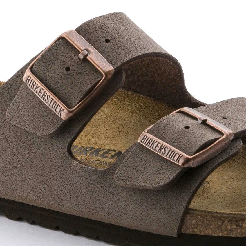 Birkenstock Arizona Birkibuc Mocha Leather Unisex Sandal 5