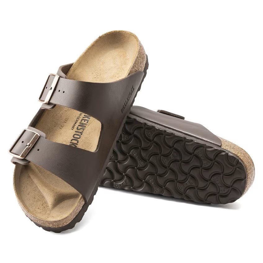 Birkenstock Arizona Birko-Flor - Dark Brown Leather Unisex Sandal 5