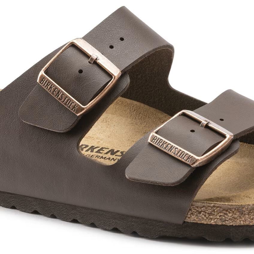 Birkenstock Arizona Birko-Flor - Dark Brown Leather Unisex Sandal 7