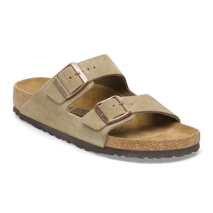 Birkenstock Arizona VL Suede Leather - Taupe Unisex Sandal 3