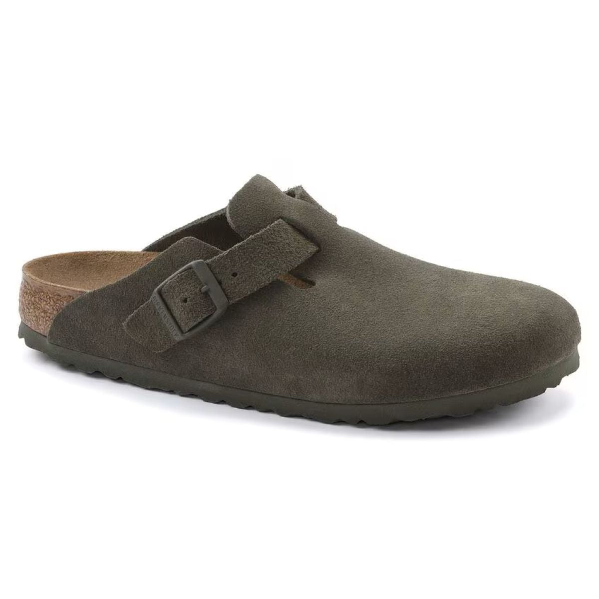 Birkenstock Boston Soft footbed Suede Leather Clog - Thyme 3
