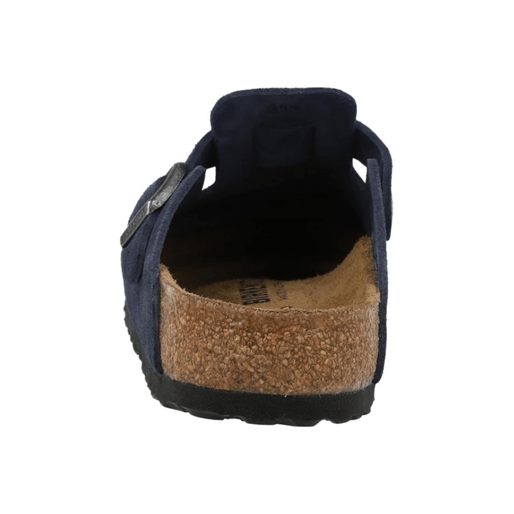 Birkenstock Boston Unisex Clog Suede Leather Sandals – New Navy 3
