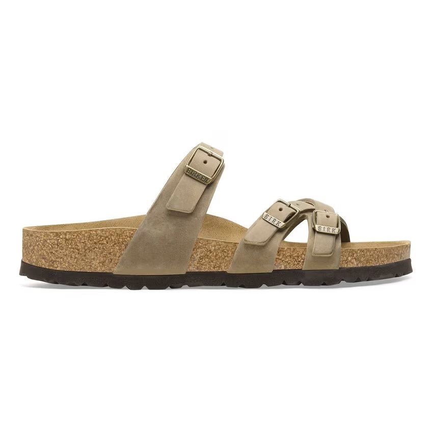 Birkenstock Franca Oiled Leather - Tobacco Brown Unisex Sandal 2