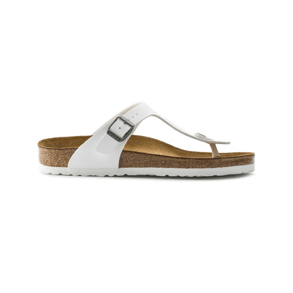 Birkenstock Gizeh Birko - Flor - White Unisex Sandal 1