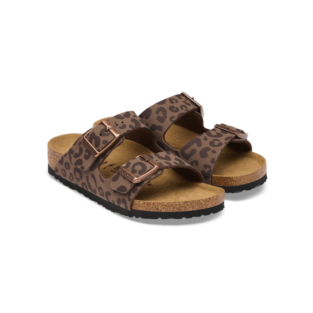 Birkenstock Kids Arizona Birkibuc Sandals – Leo Mocha 6