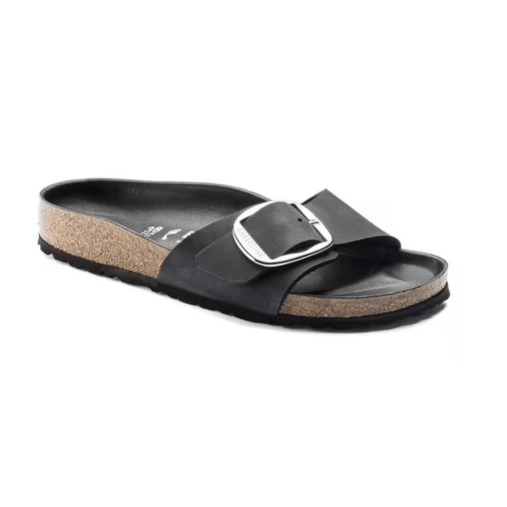 Birkenstock Madrid Big Buckle Oiled Leather Sandals - Narrow 3