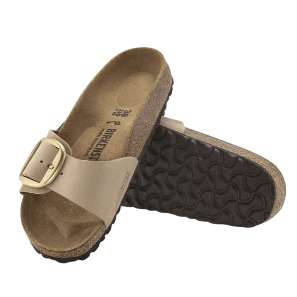 Birkenstock Madrid Big Buckle Sandals – Sandcastle Nubuck Leather (Narrow Fit) 5