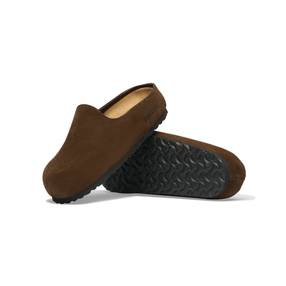 Birkenstock Unisex Amsterdam Wrapped Suede Leather Clogs – Carafe 2