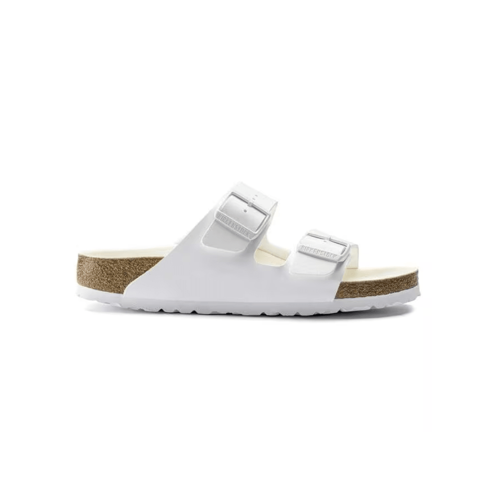Birkenstock Unisex Arizona Birko - Flor Sandals - Triple White 4