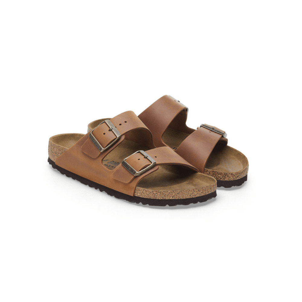 Birkenstock Unisex Arizona BS Sandal – Cognac Oiled Leather 4