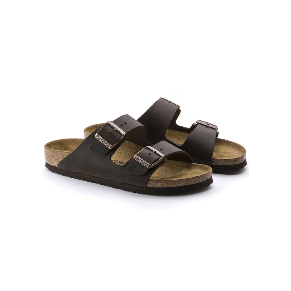 Birkenstock Unisex Arizona Oiled Leather Sandals - Habana Regular 3