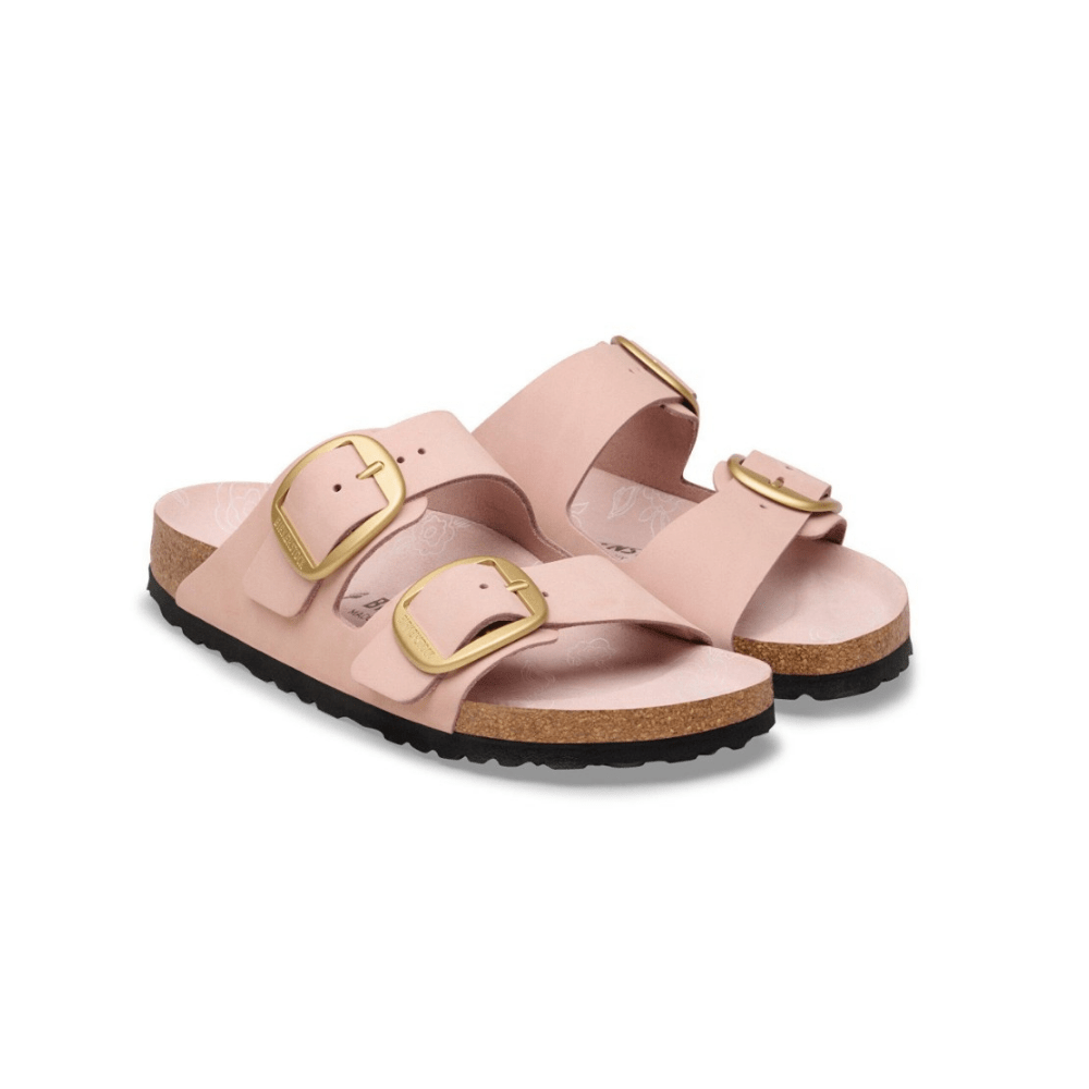 Birkenstock Women's Arizona Big Buckle Nubuck Leather - Soft Pink 3