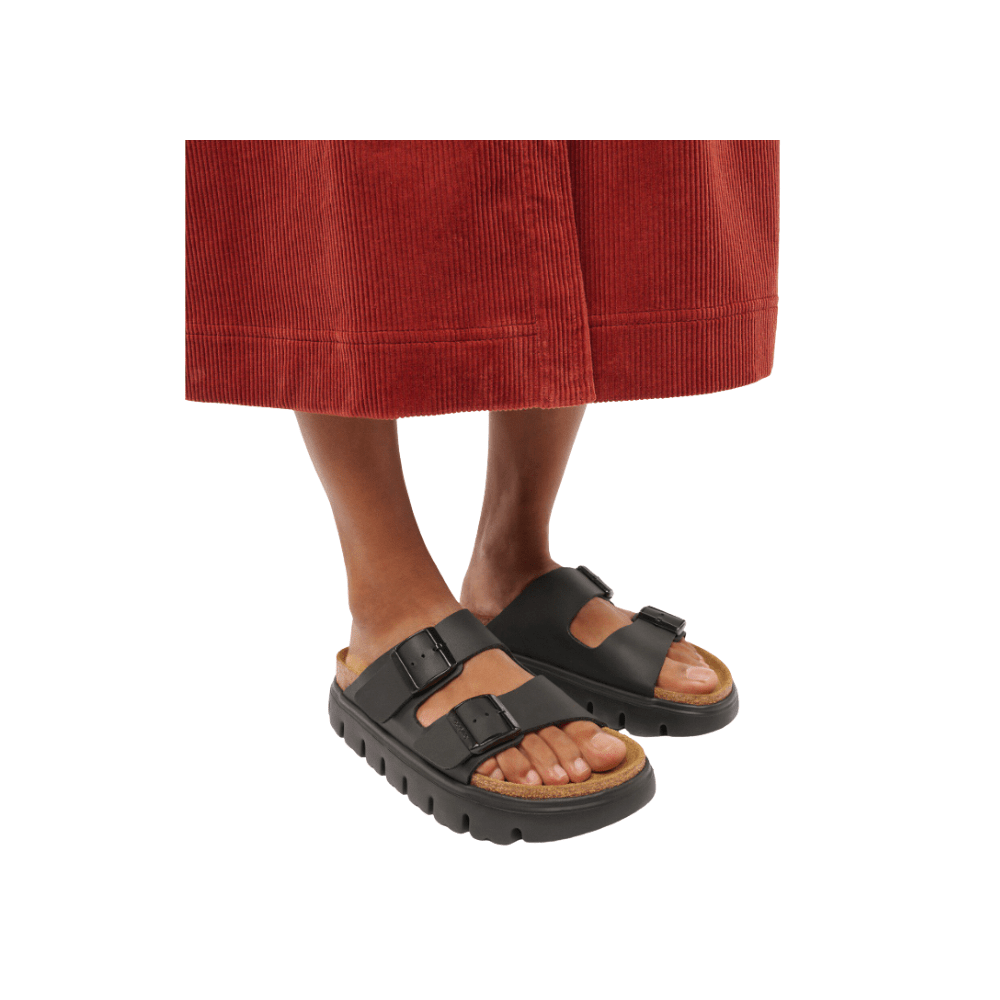 Birkenstock Women's Arizona Chunky Birko-Flor Platform Sandals - Black 3