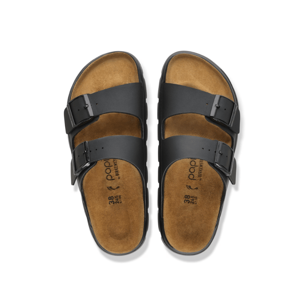 Birkenstock Women's Arizona Chunky Birko-Flor Platform Sandals - Black 7